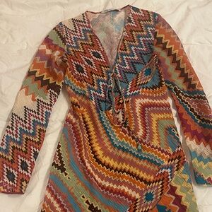 Zara multicolor maxi dress